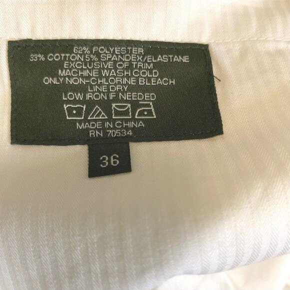 NWT Orvis Mens Most Comfortable Pants 36X34 Light Khaki Cotton Poly Spandex Blen - Picture 11 of 11